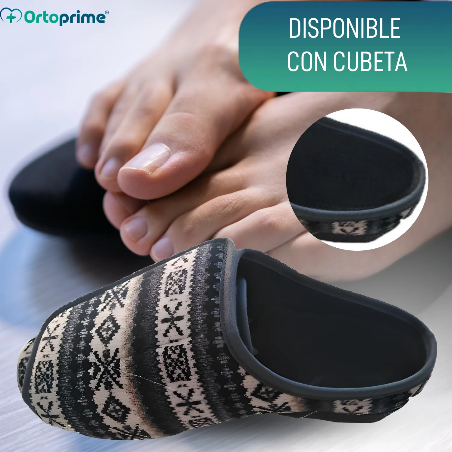Zapatilla de Estar en Casa Esquimal con Velcro - Image 4
