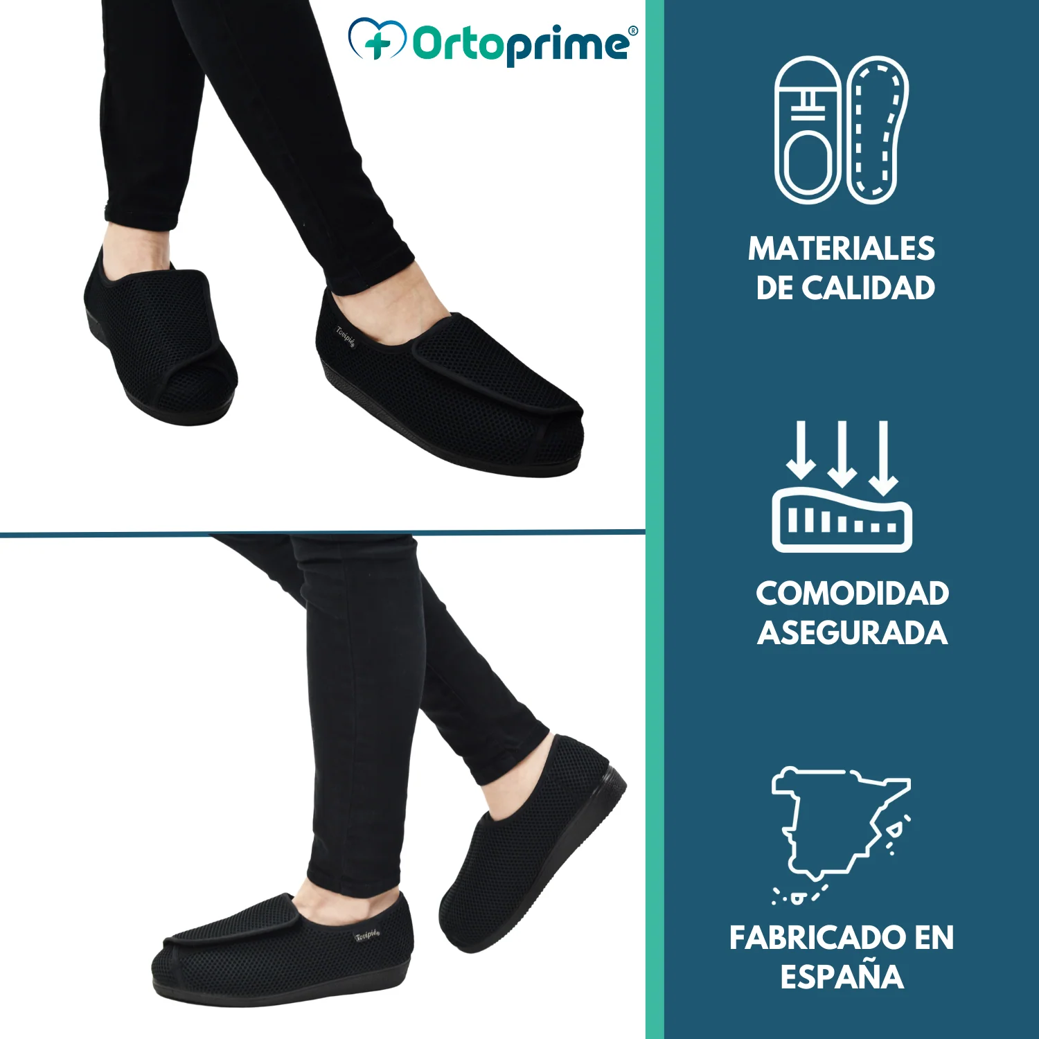 Zapato Velcro Exclusivo para Pies Anchos Confort - Image 5