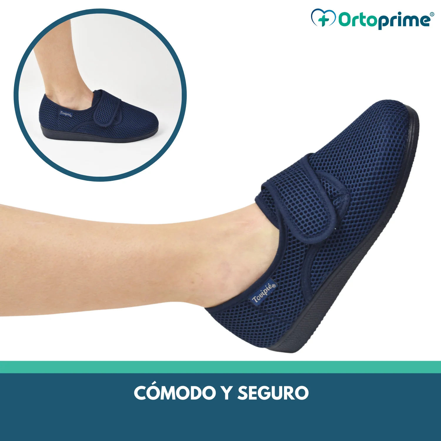 Zapato Ortopédico Premium con Velcro de Señora - Image 4
