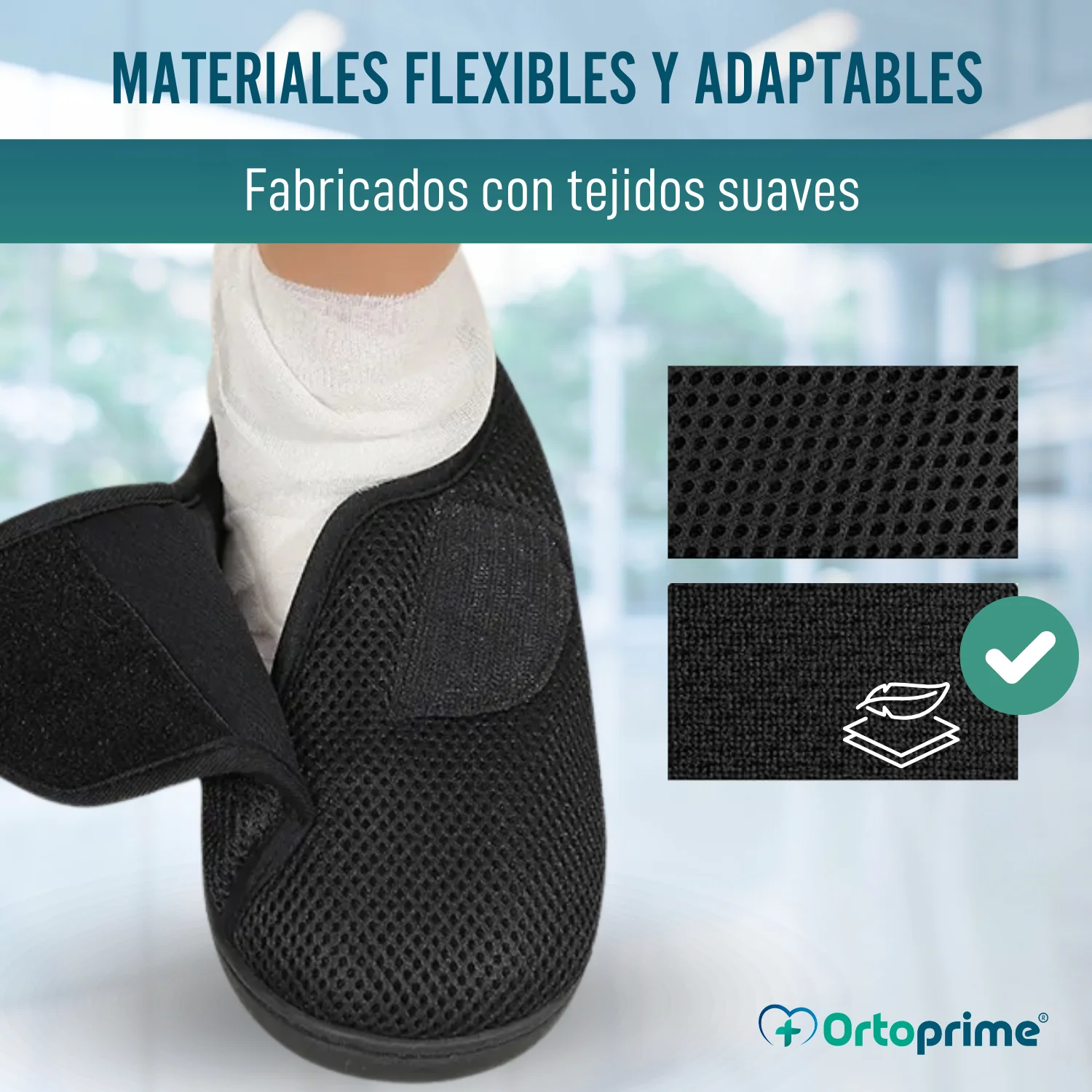 Zapatillas Ortopédicas Mujer y Hombre Pies Hinchados Transpirable - Image 6