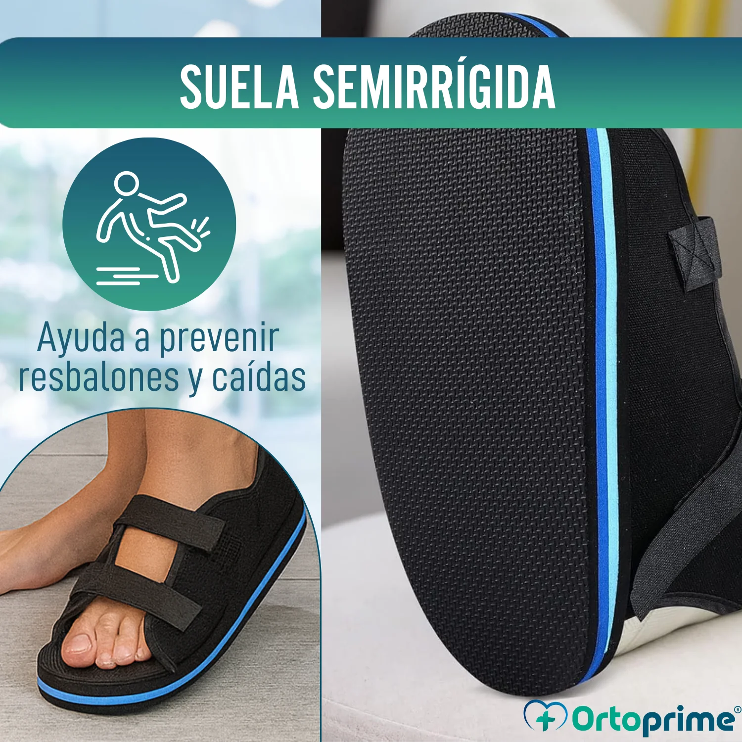 Zapato Postoperatorio Bilateral | Calzado Ortopédico Suela Semirrígida - Image 4