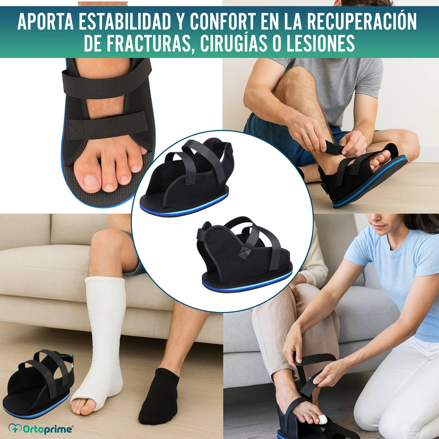 Zapato Postoperatorio Bilateral | Calzado Ortopédico Suela Semirrígida - Image 8