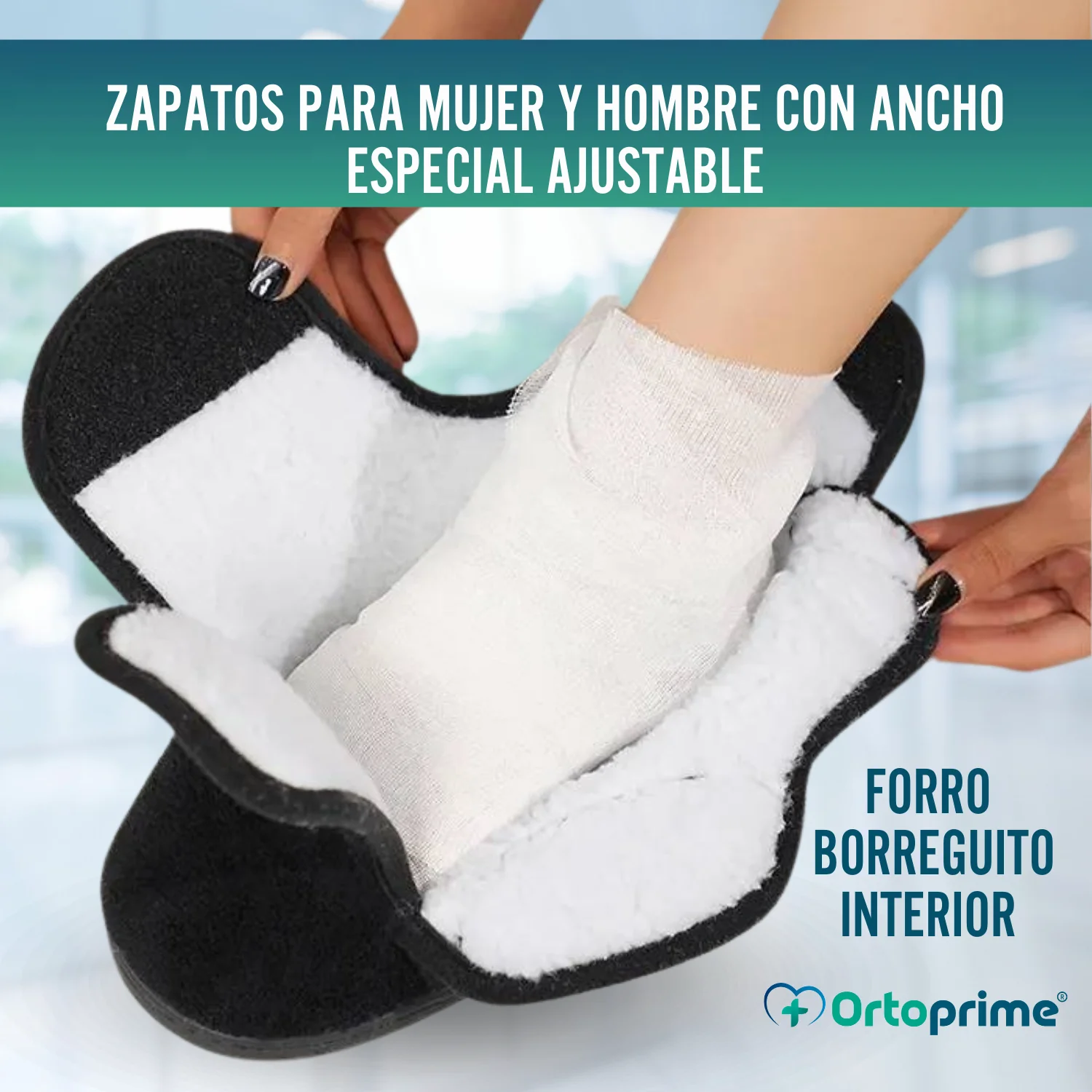 Zapatos para Pies Anchos Unisex | Calzado Ancho Borreguito - Image 2